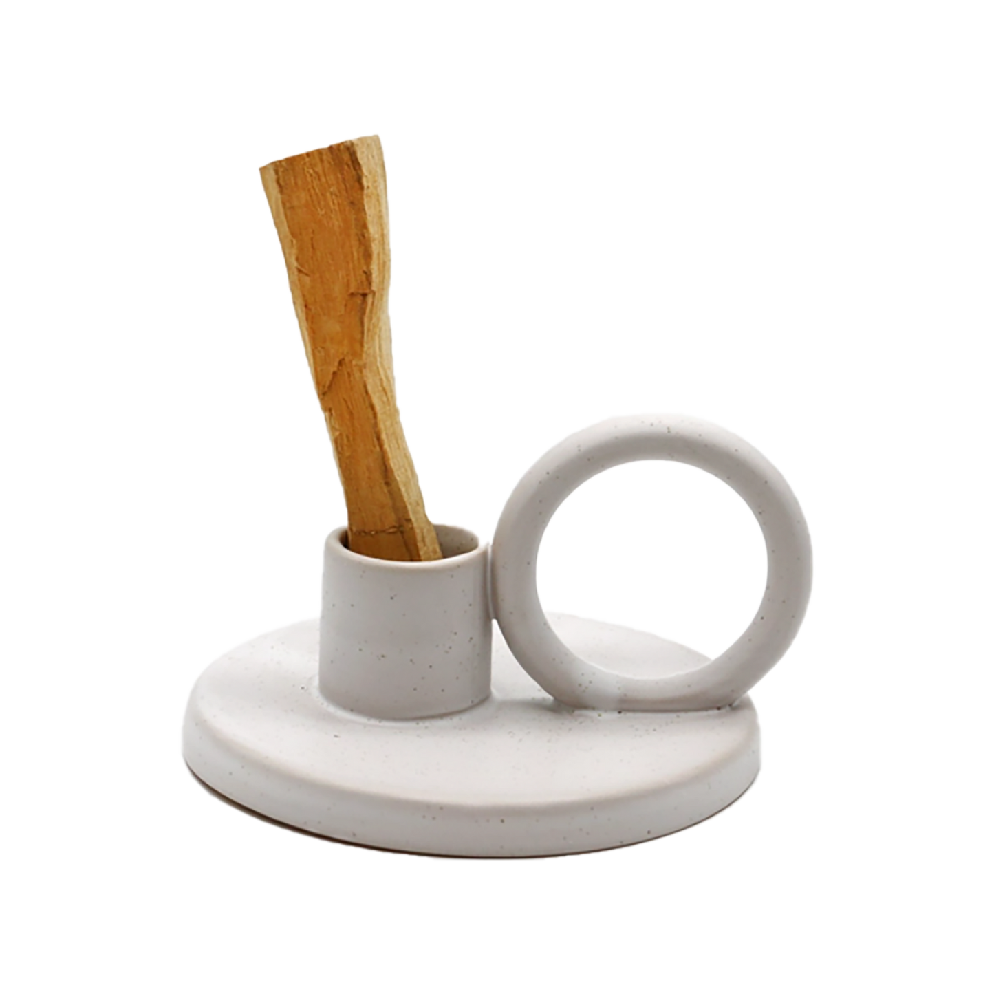 Pilar Ceramic Palo Santo & Candle Holder