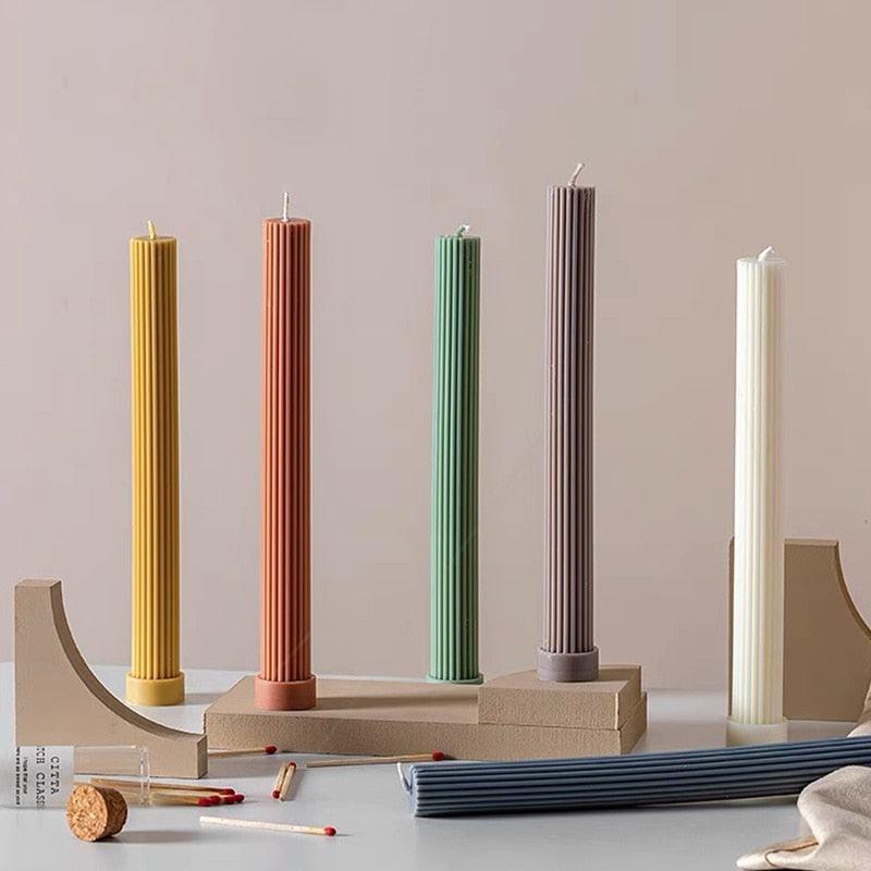 Cylinder DIY Soy Candle Home Decoration Handmade