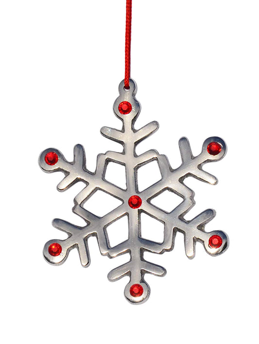 Snowflake Christmas Tree Ornament Decorations Set of 8