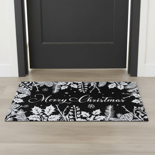 Merry Christmas Welcome Mat - 29" x 16"