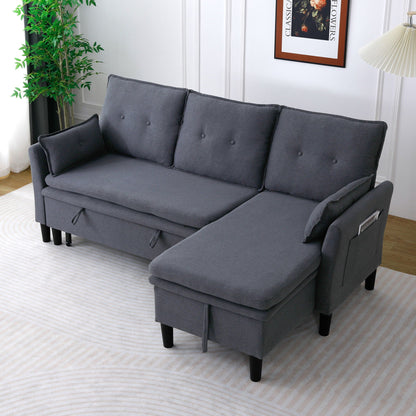 L-Shaped Reversible Chaise Sectional Sofa