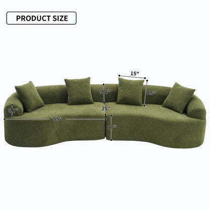 4 Seater Fabric Sofa