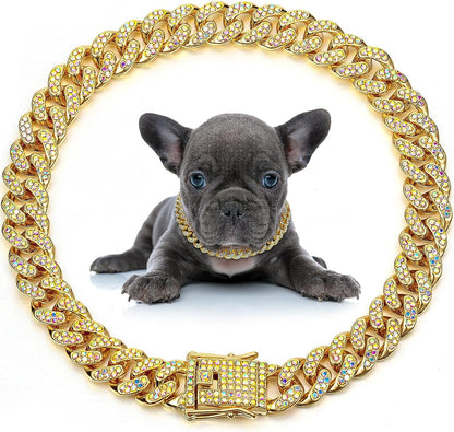 Pet Metal Chain Necklace