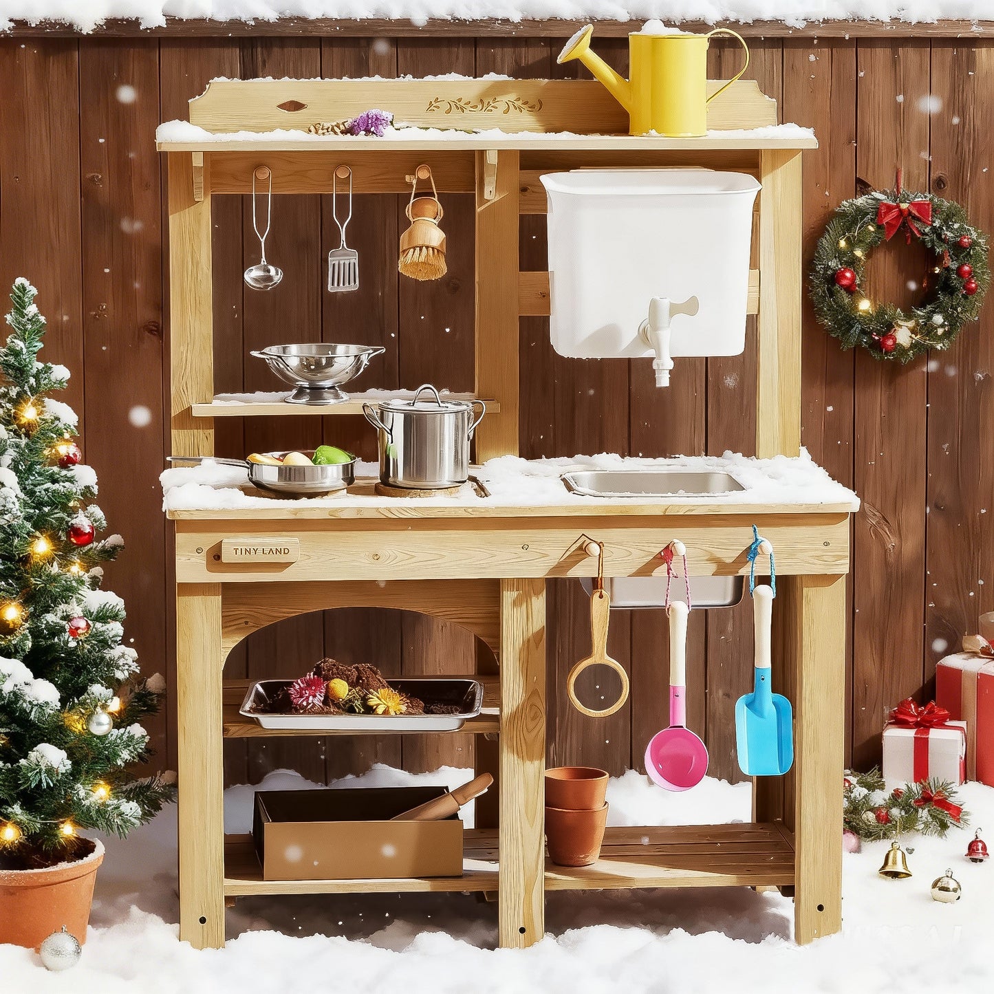 DuoPlay Outdoor Play Kitchen for Kids