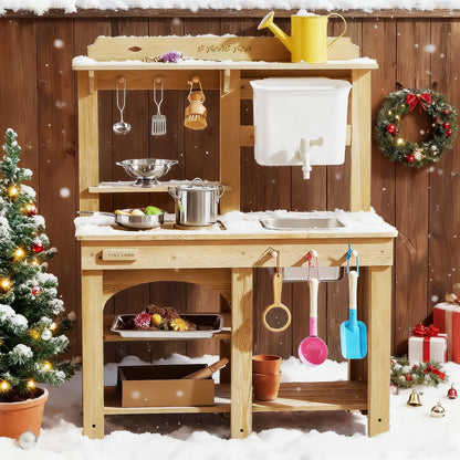 DuoPlay Outdoor Play Kitchen for Kids