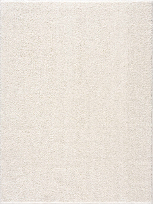 Judy White Washable Area Rug - Clearance