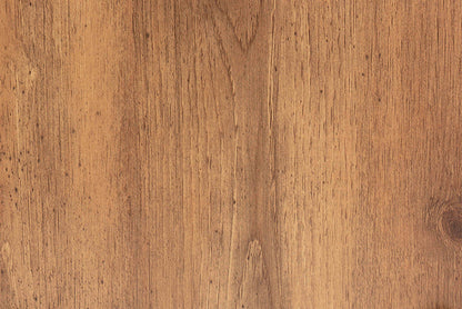 Baxton Studio Tasman Modern and Contemporary Industrial Natural Brown Finished Wood and Black Metal End Table