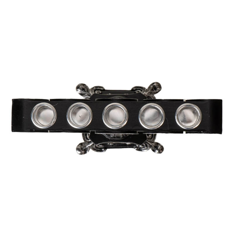 Triple Moon Five Candle Holder