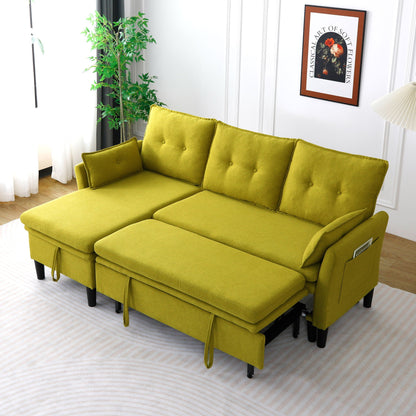 L-Shaped Reversible Chaise Sectional Sofa
