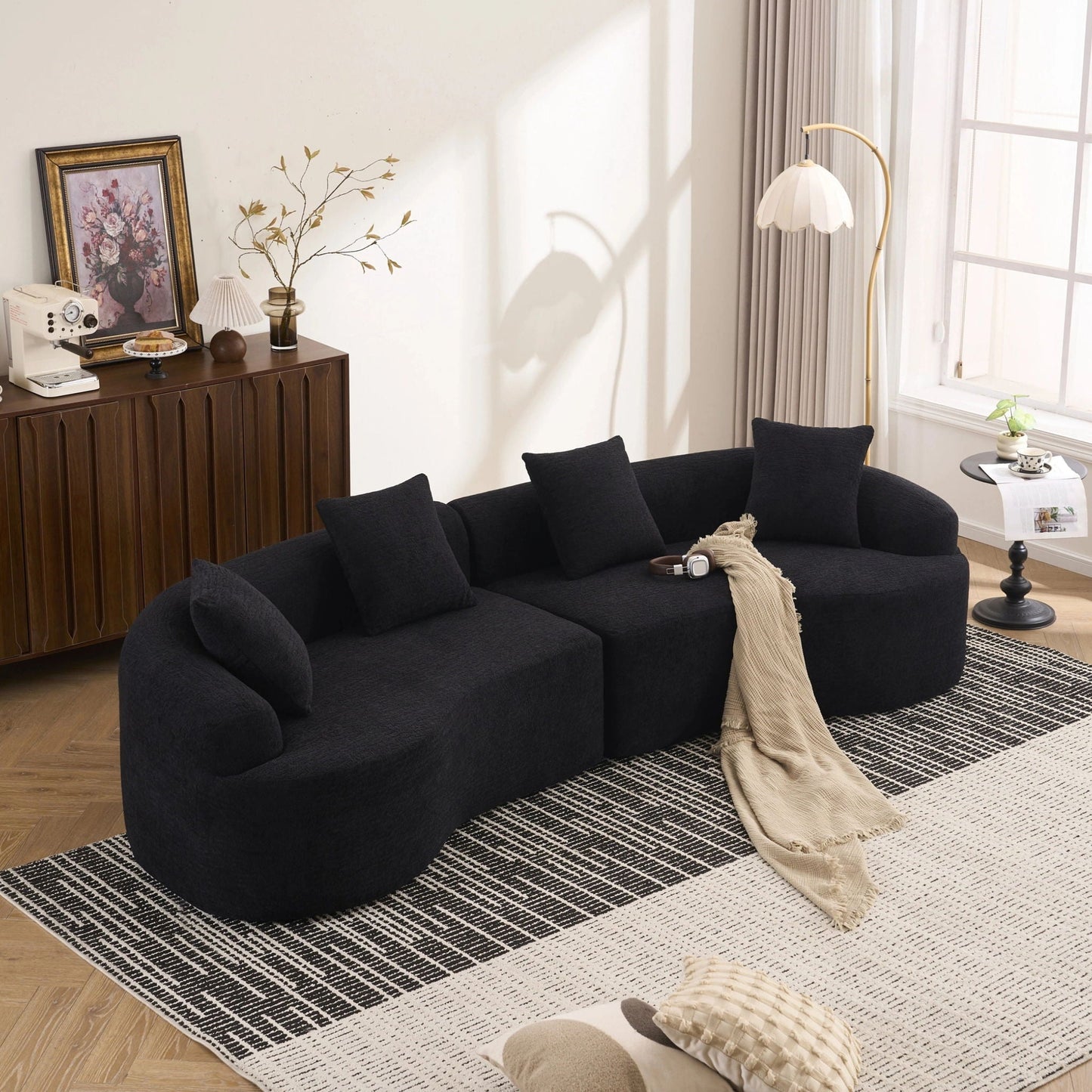 4 Seater Fabric Sofa