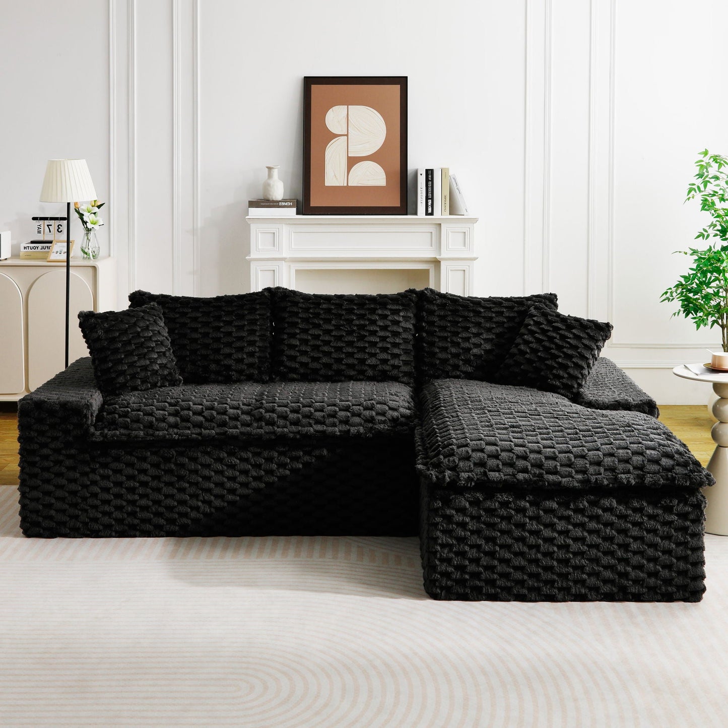 Modular Sofa With Chaise Lounge