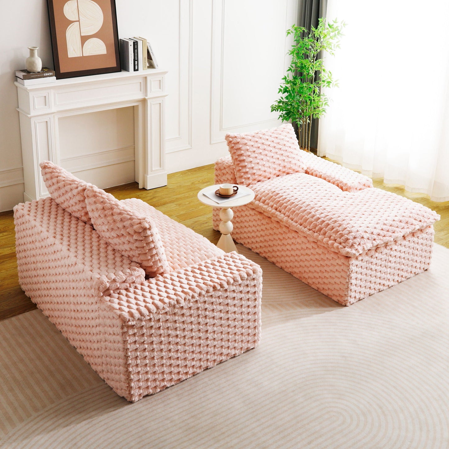 Modular Sofa With Chaise Lounge