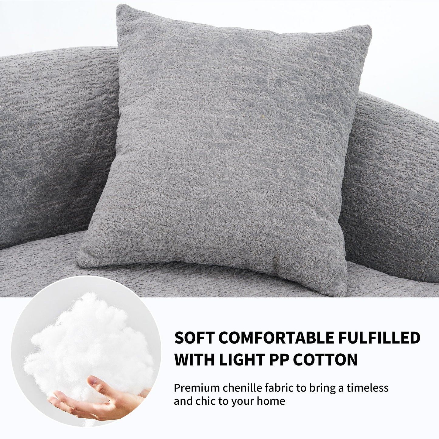 4 Seater Fabric Sofa