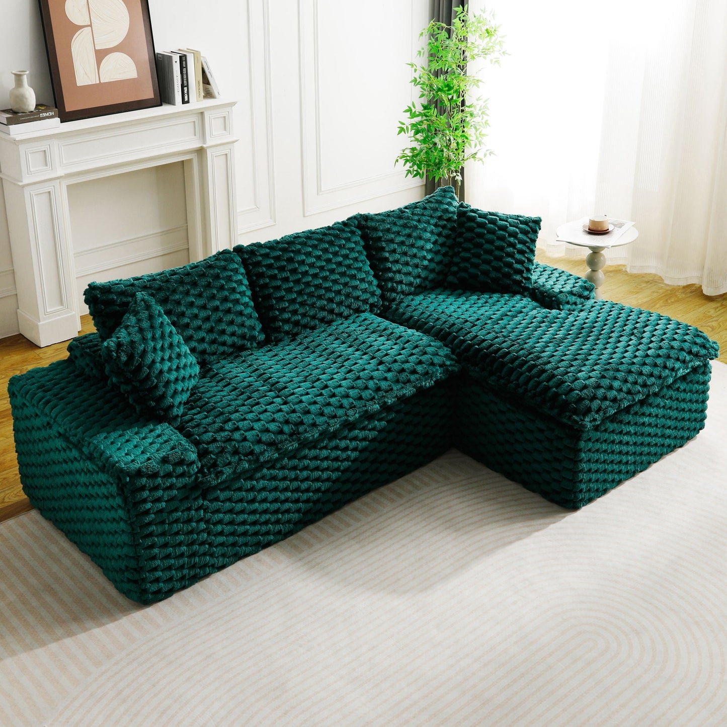 Modular Sofa With Chaise Lounge