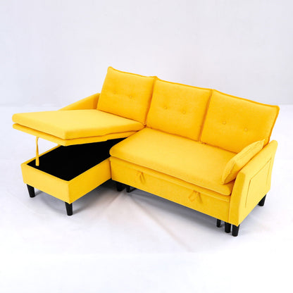 L-Shaped Reversible Chaise Sectional Sofa