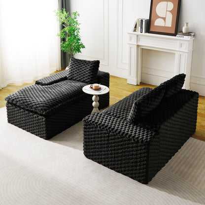 Modular Sofa With Chaise Lounge