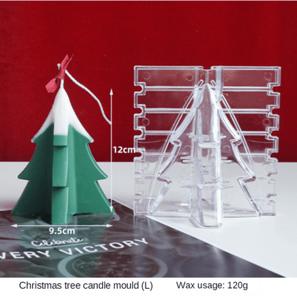 3D Christmas Tree Candle Mold DIY Scented Candle Christmas
