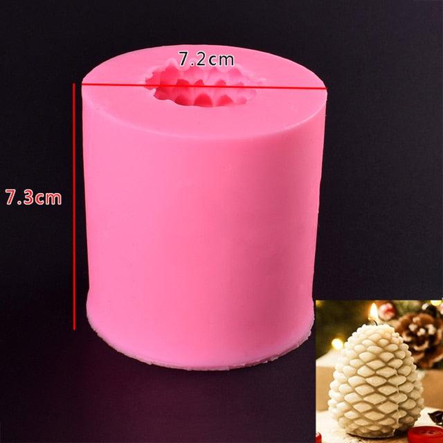 3D Christmas Tree Candle Mold DIY Scented Candle Christmas