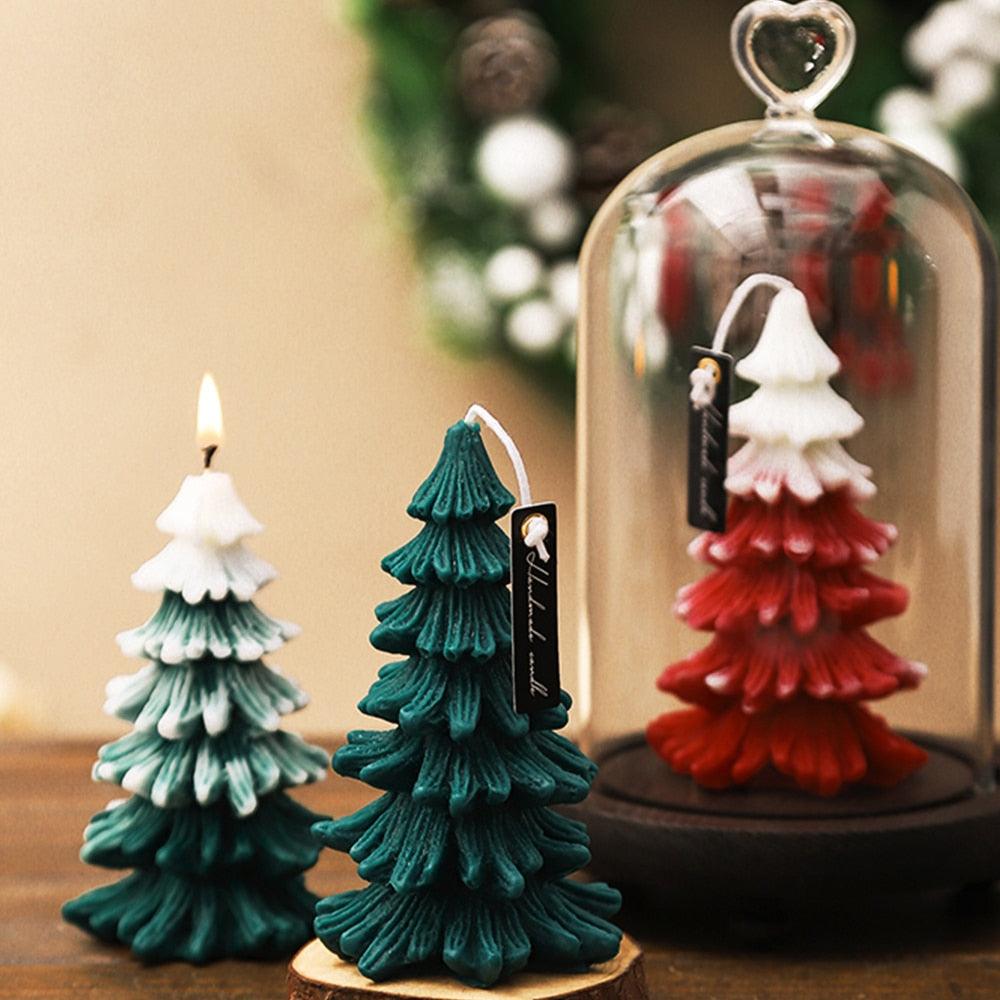 3D Christmas Tree Candle Mold DIY Scented Candle Christmas