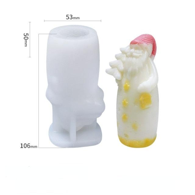 3D Christmas Tree Candle Mold DIY Scented Candle Christmas