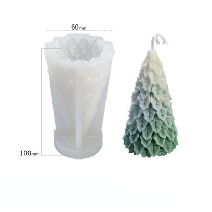 3D Christmas Tree Candle Mold DIY Scented Candle Christmas