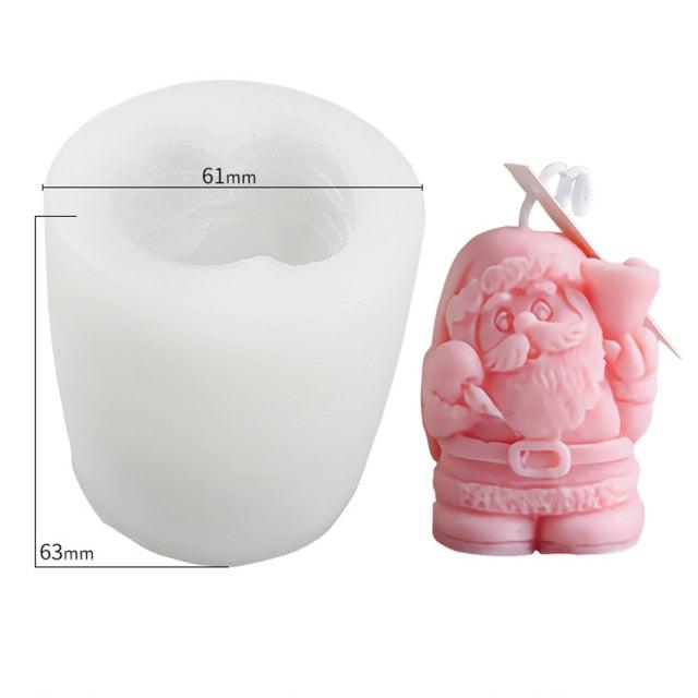 3D Christmas Tree Candle Mold DIY Scented Candle Christmas