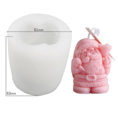 3D Christmas Tree Candle Mold DIY Scented Candle Christmas