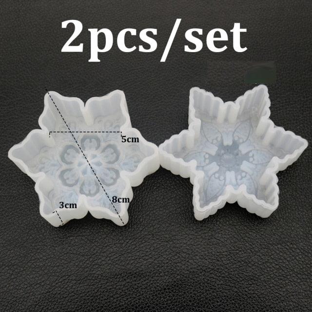 3D Christmas Tree Candle Mold DIY Scented Candle Christmas