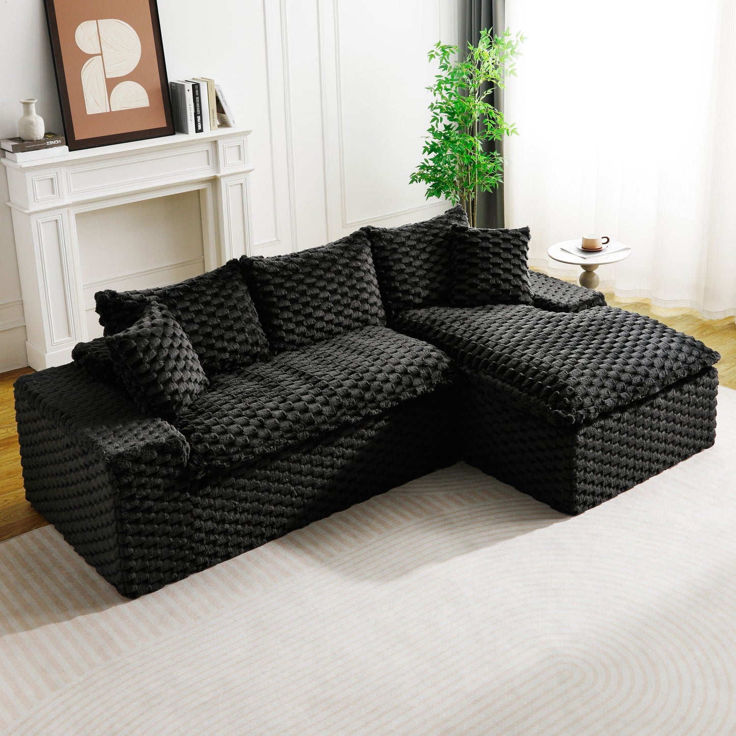 Modular Sofa With Chaise Lounge