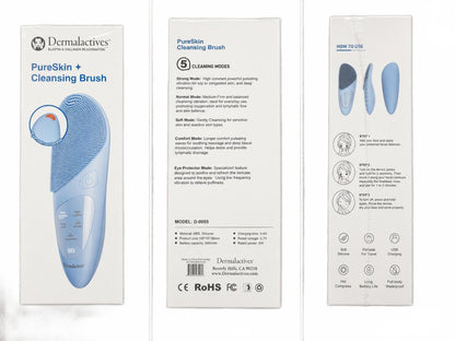 Dermalactives PureSkin Automatic Silicone Cleansing Brush