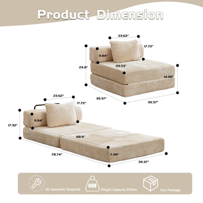 Convertible Floor Sofa Bed