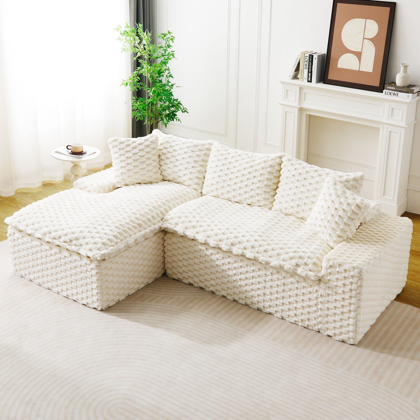 Modular Sofa With Chaise Lounge
