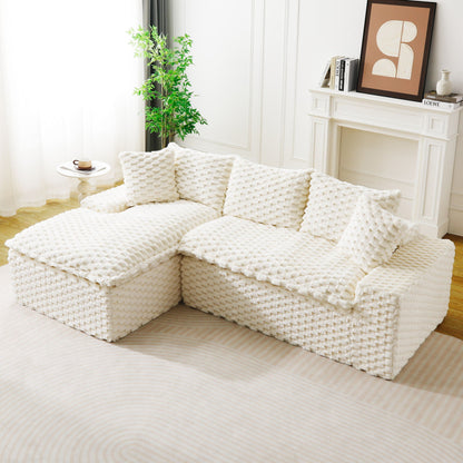 Modular Sofa With Chaise Lounge