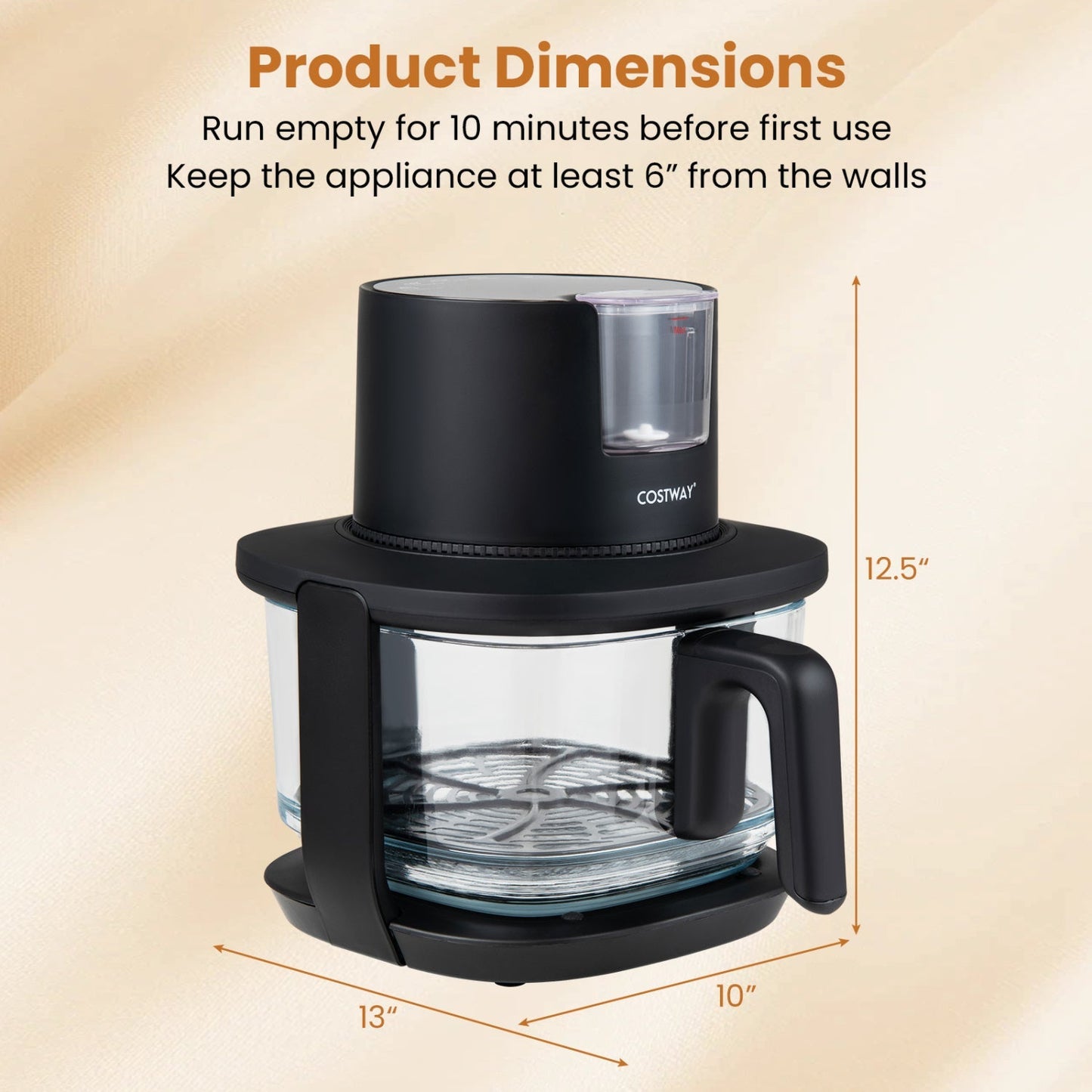 4.7 QT Glass Air Fryer