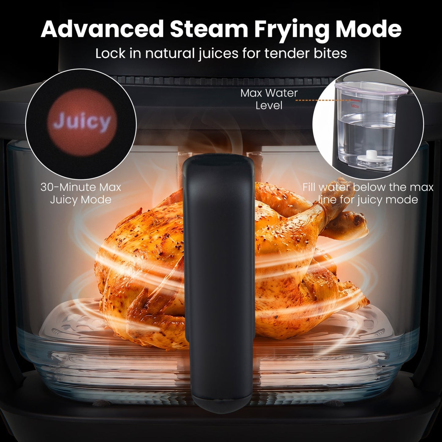4.7 QT Glass Air Fryer