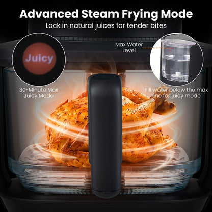 4.7 QT Glass Air Fryer