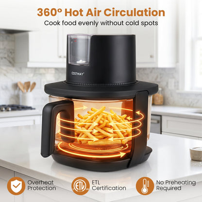 4.7 QT Glass Air Fryer