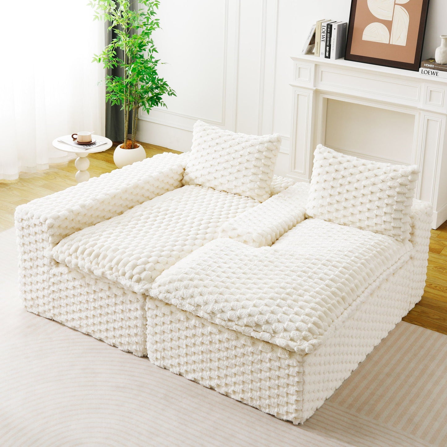Modular Sofa With Chaise Lounge