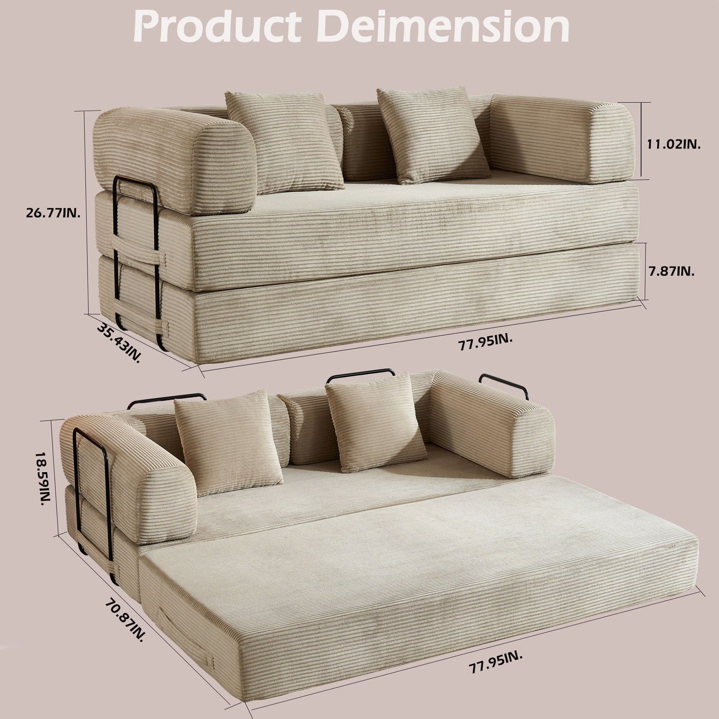 Convertible Sleeper Sofa