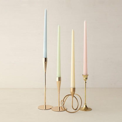 4pc Unscented 12" Candles Colored Long Stick Candle Birthday Candle