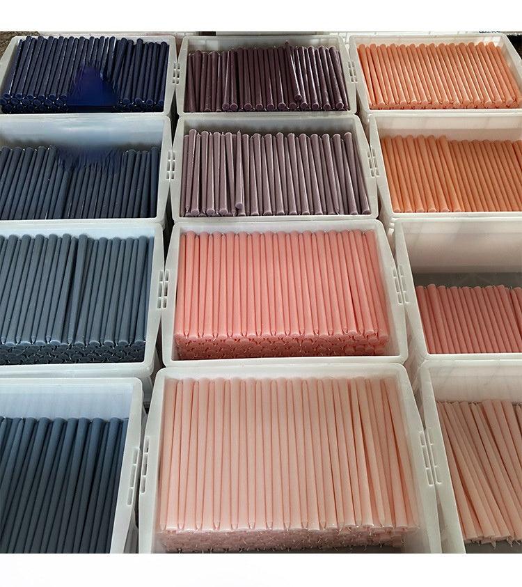 4pc Unscented 12" Candles Colored Long Stick Candle Birthday Candle
