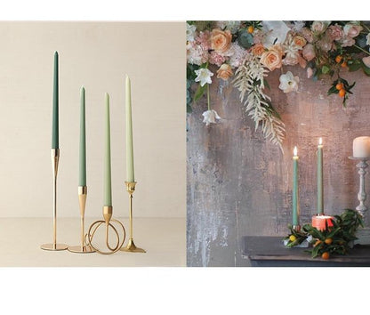 4pc Unscented 12" Candles Colored Long Stick Candle Birthday Candle