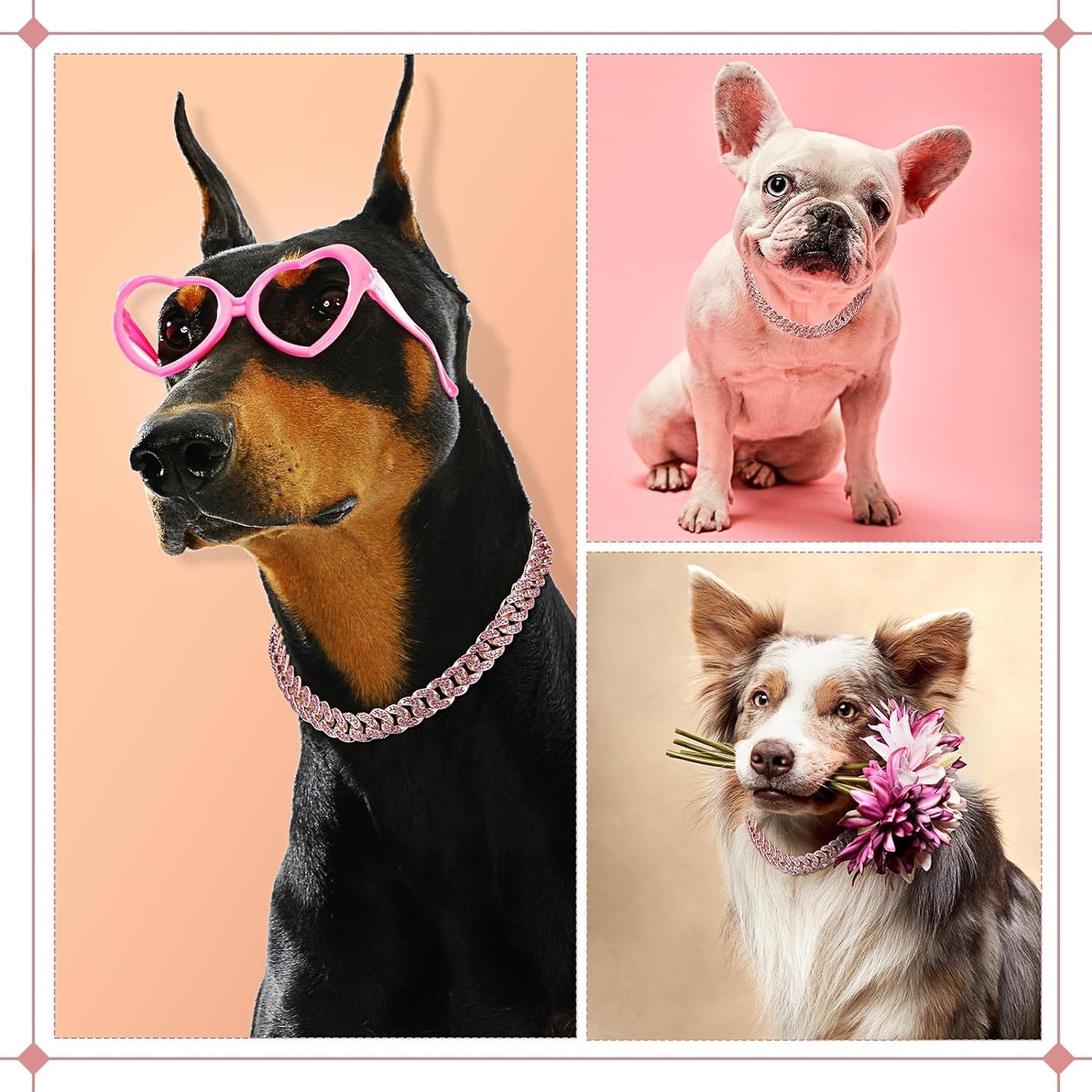 Pet Metal Chain Necklace
