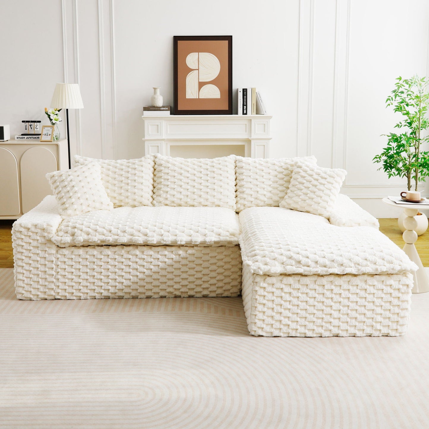 Modular Sofa With Chaise Lounge