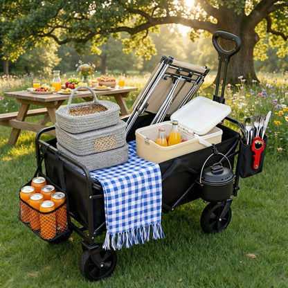 680LBS Heavy Duty Folding Wagon Cart
