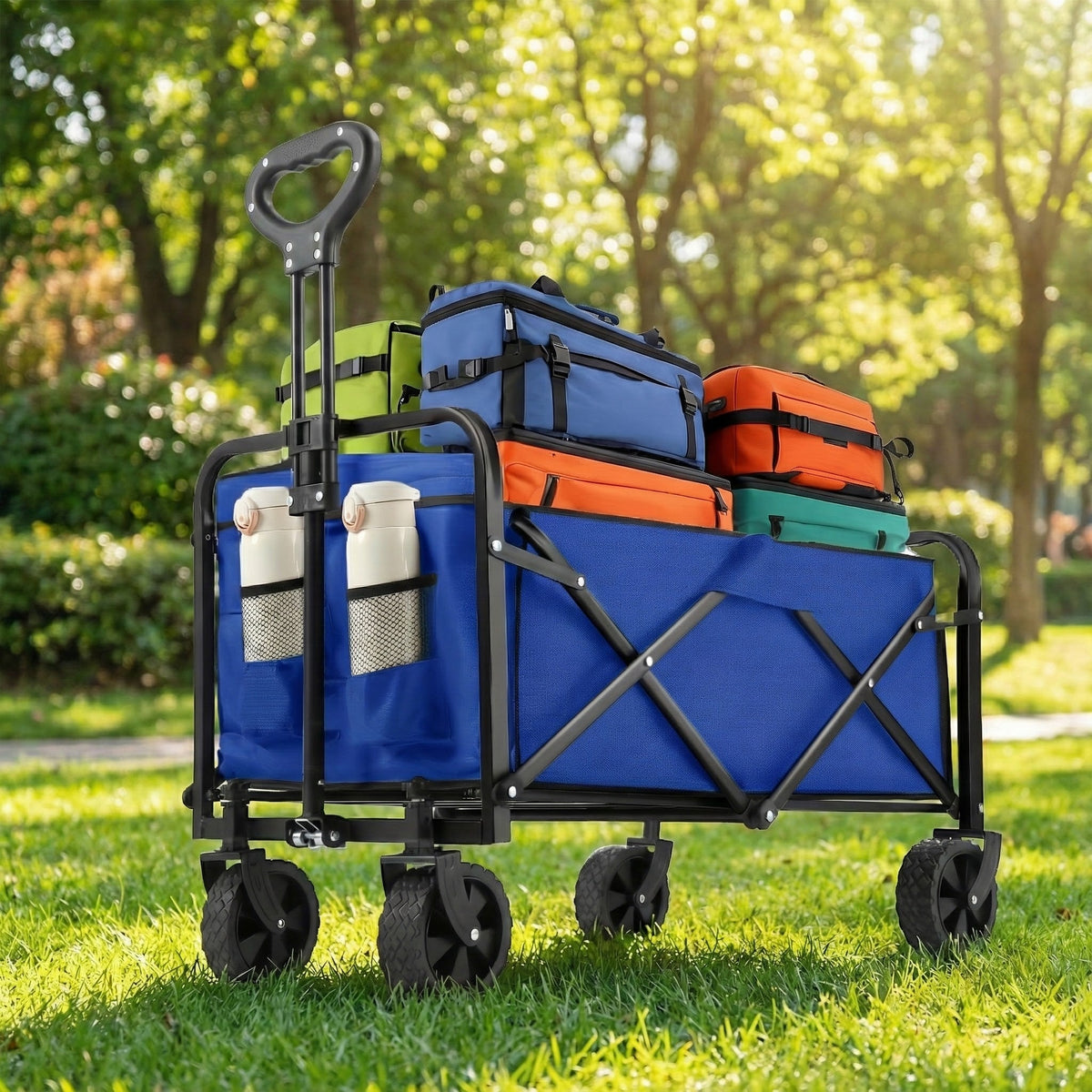 680LBS Heavy Duty Folding Wagon Cart