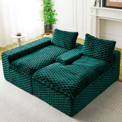 Modular Sofa With Chaise Lounge