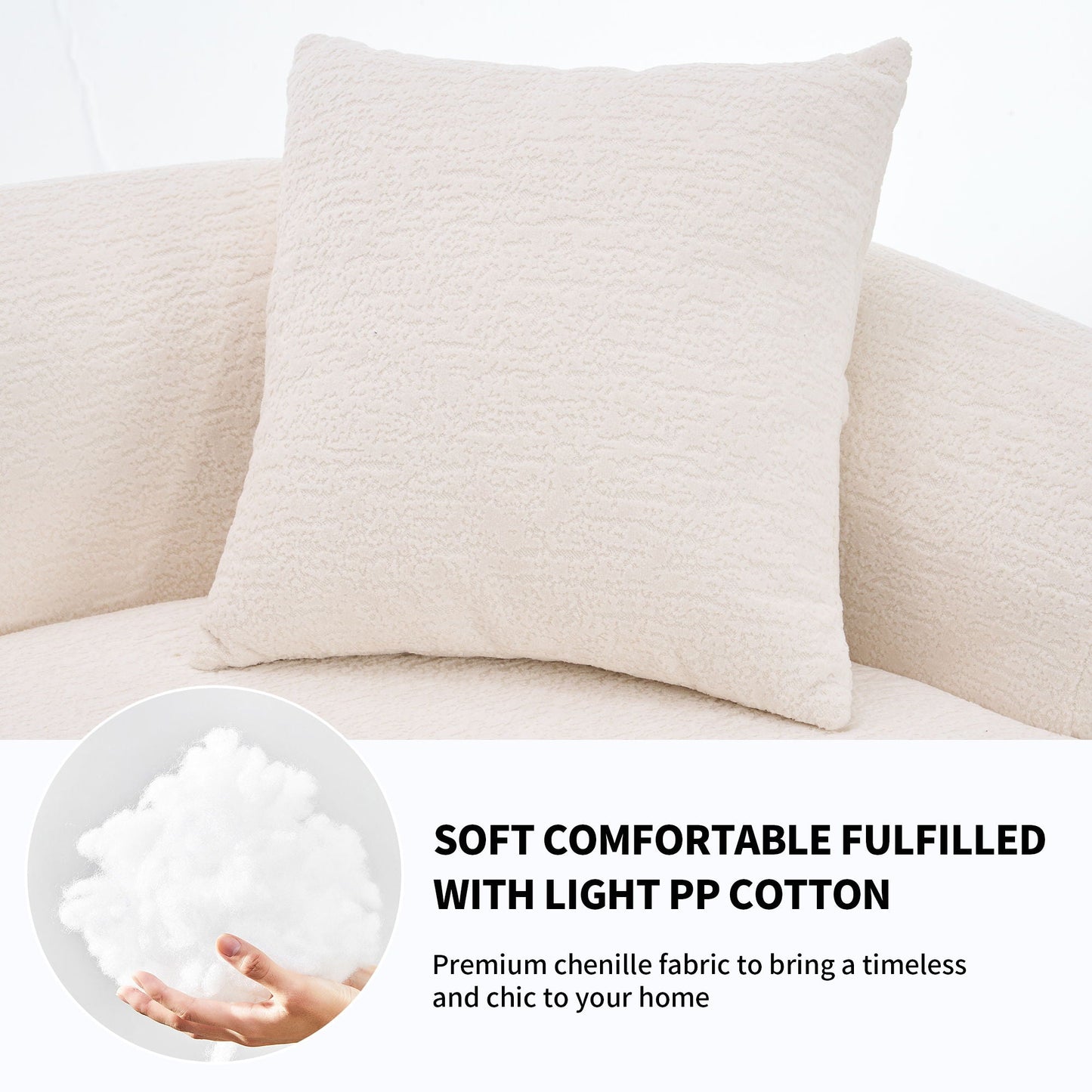 4 Seater Fabric Sofa