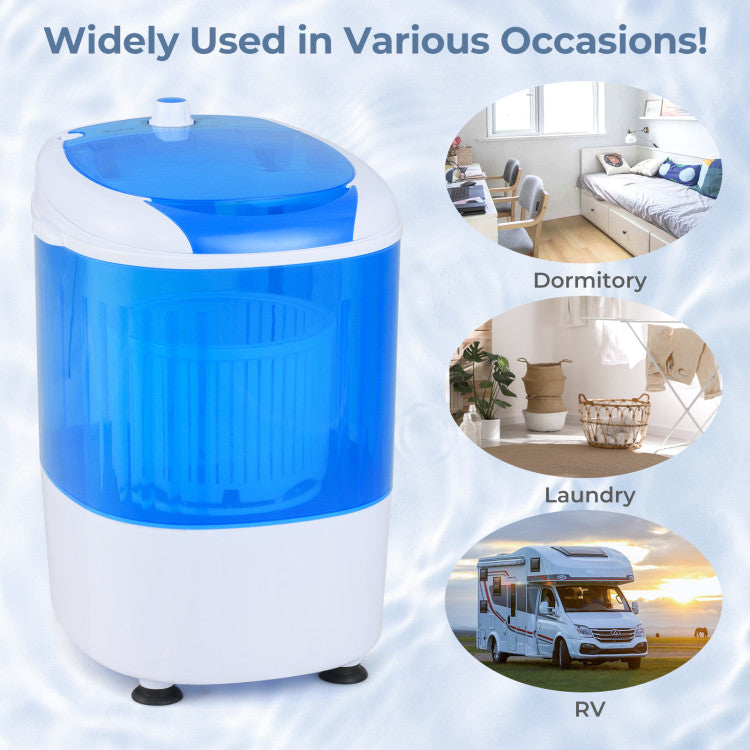 5.5 lbs Space-Saving Semi-Auto Washer