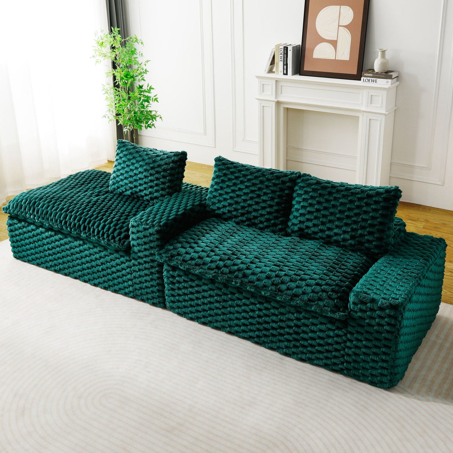 Modular Sofa With Chaise Lounge